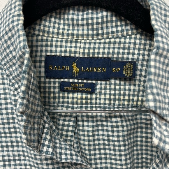 Ralph Lauren Men's Long Sleeve Checked Shirt size S/P - Picture 2 of 9